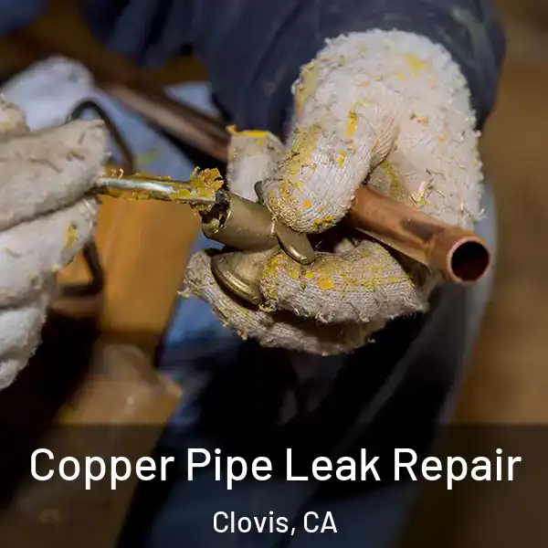  Copper Pipe Leak Repair Clovis, CA